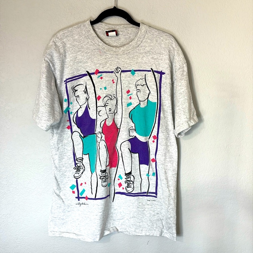 Vintage Ty Wilson Exercise Single Stitch T Shirt XL